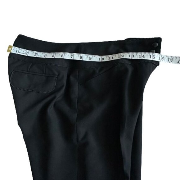 Ann Taylor Women's  Sz. Black/Charcoal  Straight Leg Dress Capri/Ankle Pants - Picture 11 of 15